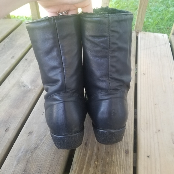 Blondo Waterproof Leather Vintage Zip Boots 8 D - Picture 6 of 9